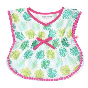 Palm Leaf Swim Coverup