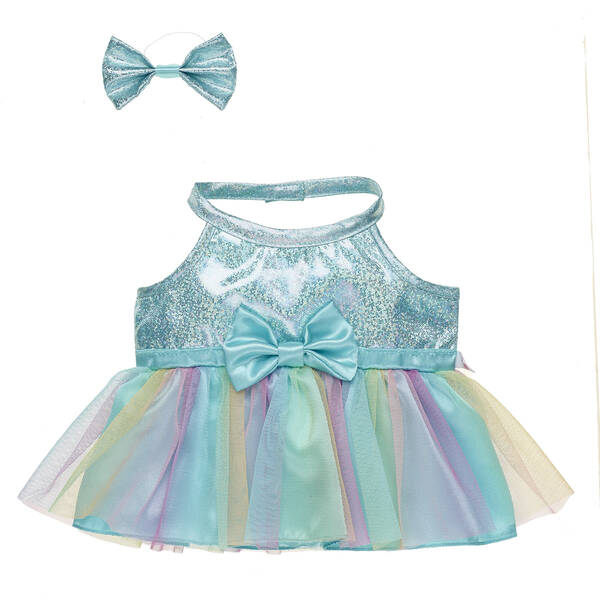 Sparkly Pastel Skirt Dress – Build A Bear