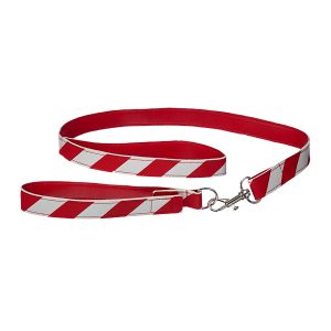 Red White Leash and Collar 2 pcs.