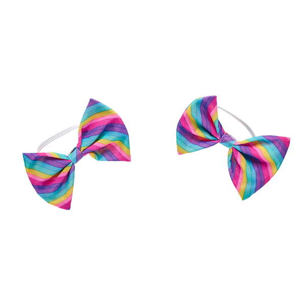 Rainbow Stripe Bow 2 pcs. – Build A Bear