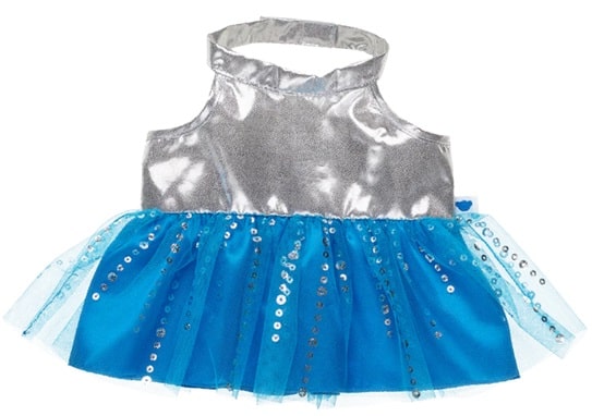 Silver and Blue Dress