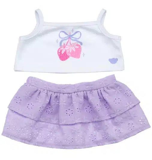 Strawberry Tank & Skirt Set