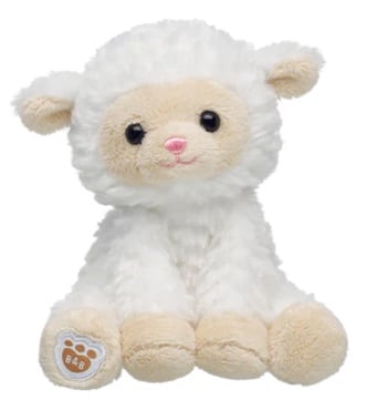 Build-A-Bear Mini Beans Swirly Clouds Lamb Stuffed Animal